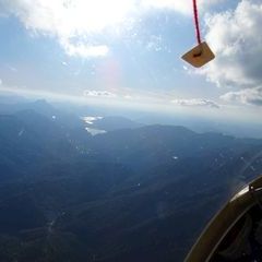Flugwegposition um 16:39:19: Aufgenommen in der Nähe von Bad Ischl, Österreich in 2076 Meter